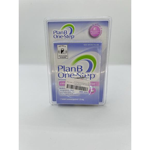 Plan B One Step Emergency Contraceptive 1 Tablet, Exp 04/2025 - Picture 1 of 2